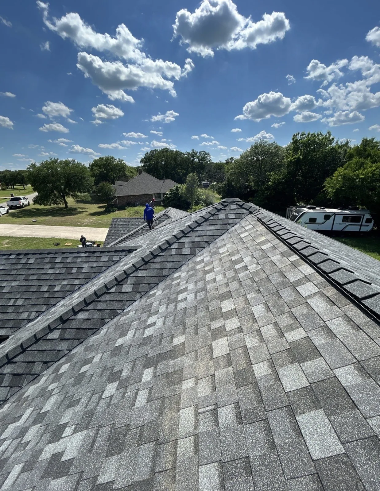 Shingle, Metal and Other Roofing Systems — a real TopLine Roofing job in the Dallas area