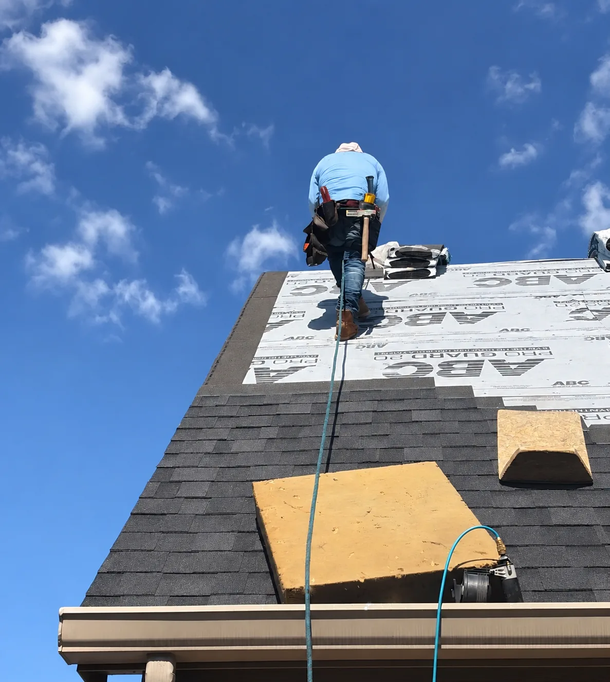 Install: Working the ridge